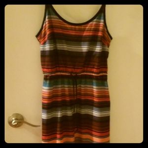 Athleta Rainbow Stripe Dress